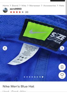 🇯🇴Nike Men's Heritage 86 Blue Cap 🧢