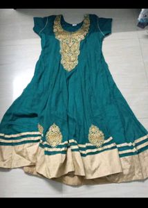 Beautiful Teal Anarkali Kurta