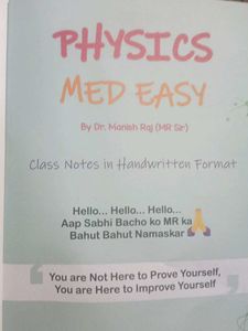 Physics Med Easy by Dr. Manish Raj(MR Sir)