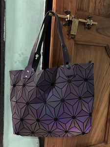 Unique Geometric Prism Tote Bag