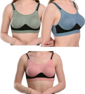 three Comfortable Sports Bra Set