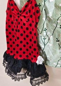 Cute Polka Dot Nightie