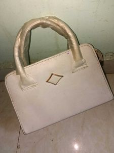 Elegant White Handbag