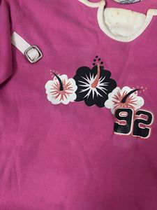 Pink Long Sleeve Top