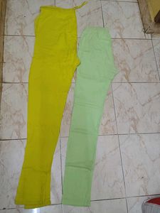 Comfortable Cotton leggings - Set of 7
