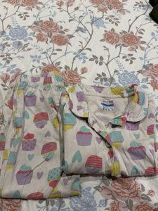 Cute Cupcake Pajama Set