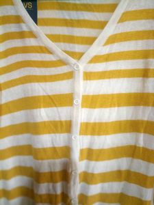 NWT OVS Striped Pure Cotton Cardigan
