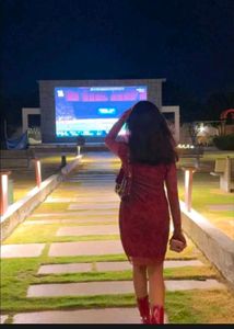Newme Maroon Mini Dress