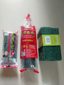 Utensils Cleaning Scruber, Garbage Bag Midium, An