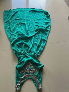 Emerald Green Beaded Top