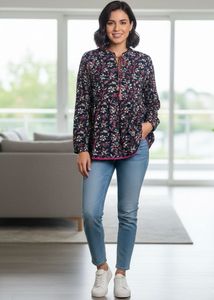 Floral Print Tunic Top
