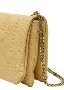 RSVP Yellow Textured Medium Cross Body Bag