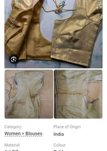 34 Golden Silk Blouse