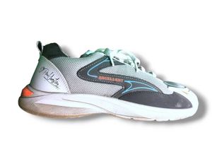 Stylish Men's Silver Shoes - Size 10 | Premium