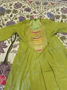 Beautiful Embellished Ethnic Gown and kurti size a