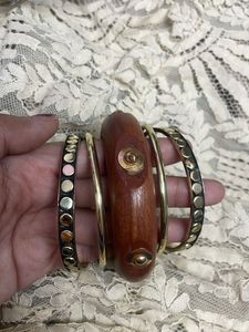 Wooden Bangles Stack