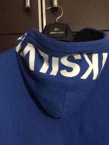 Original Quiksilver Blue Zip-Up Hoodie Jacket | Si