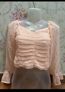 Korean Style V Neck Top