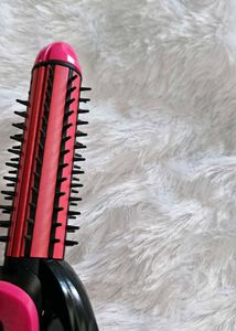 NOVA Pink Hair Straightener Brush 3 in 1