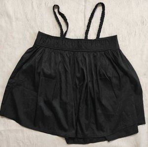 Chic Black Pinafore Top