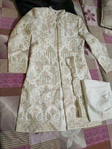 Branded Men's Embroidered Sherwani Set