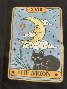 Black Tarot Moon T-Shirt