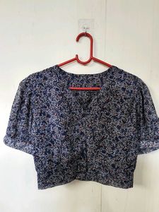 Floral Puff Sleeve Top