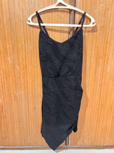 Sparkly Black Mini Dress