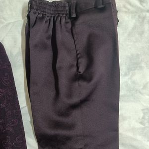 Elegant Brocade Blazer and Pants Set