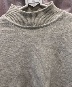 H&amp;M Cute Mock Neck Knit Sweater - Beige