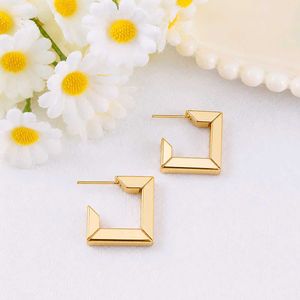 Geometric Square Hoop Earrings