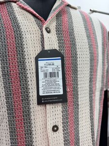 Men's Striped Short-Sleeve Shirt