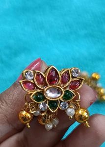 Ethnic kundan set