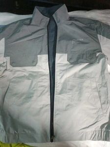 Men's Gray and White Jacket