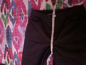 Black Wide-Leg bellbootm Pants