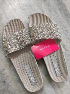 Sparkly Slide Sandals