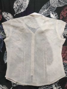 Sheer trendy top