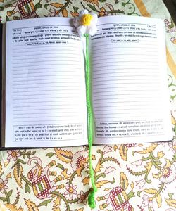 Handmade Crocheted Flower Bookmark