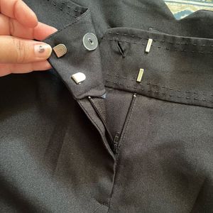 Classic Black Wide Leg formal Trousers