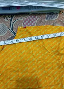 Yellow Printed anarkali