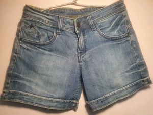Light Wash Denim Shorts