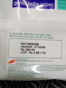 Himalaya Gentle Baby Wipes