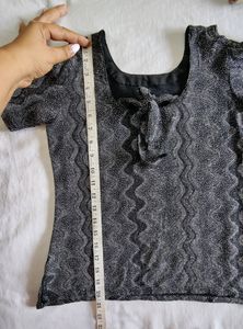 Party Wear Black Top