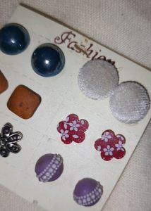 Women Stud Earings (Set Of 6)