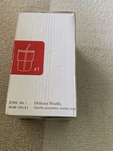 Stylish Glass Tumbler with Leather Sleeve