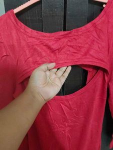 Red Cutout Dress