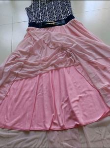 Flared Pink Frock For Pretty Girls 🩷💃