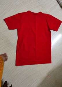 Men's Red Graphic T-Shirt