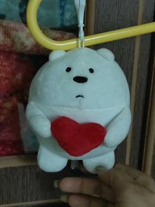 We Bare Bear Cartoon Plush Bag Charm