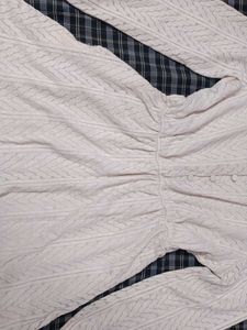Off white A line lace dress